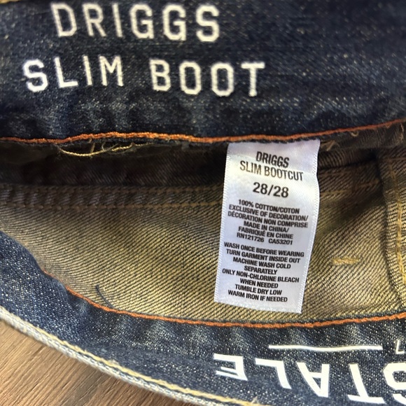 AEROPOSTALE DRIGGS SLIM BOOT JEANS IN SIZE 28/28 - Picture 5 of 5